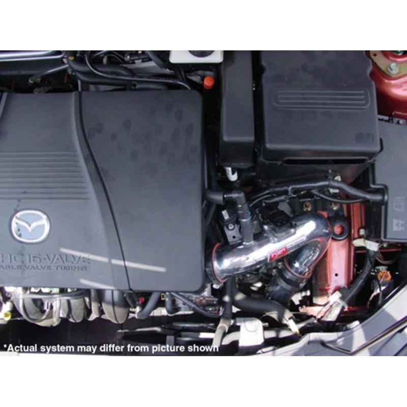 Injen 04-09 Mazda 3 2.0L 2.3L 4cyl (Carb for 2004 Only) Black Cold Air Intake **Special Order**