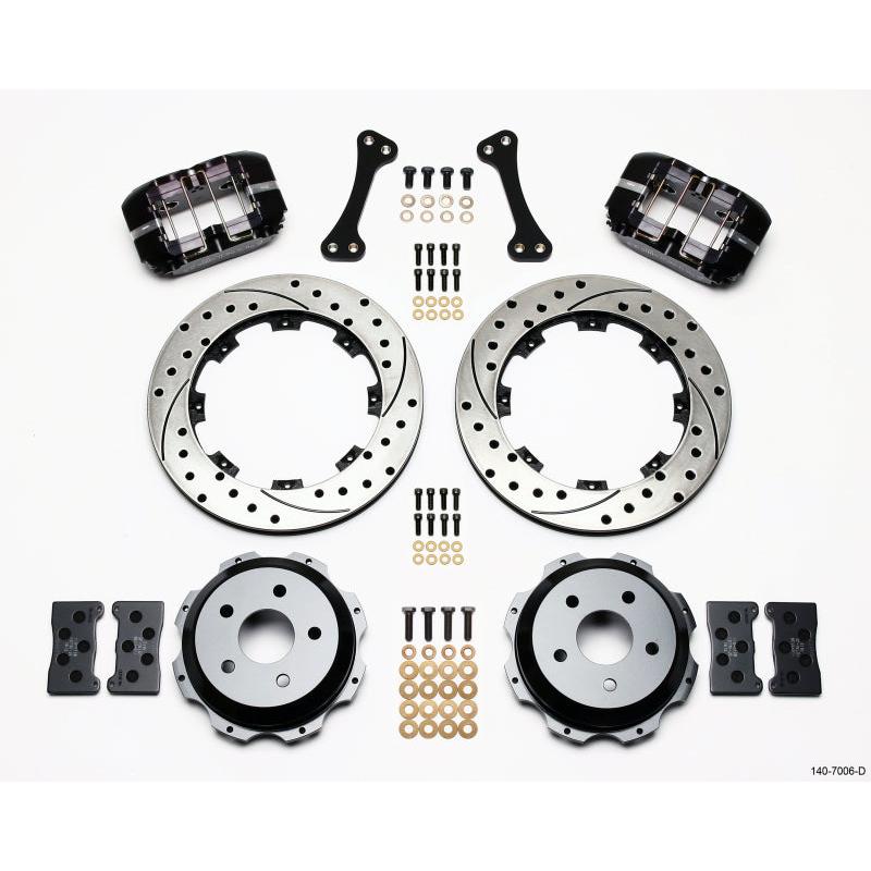 Wilwood Dynapro Rear Kit 12.19in Drilled Subaru Impreza WRX - T1 Motorsports