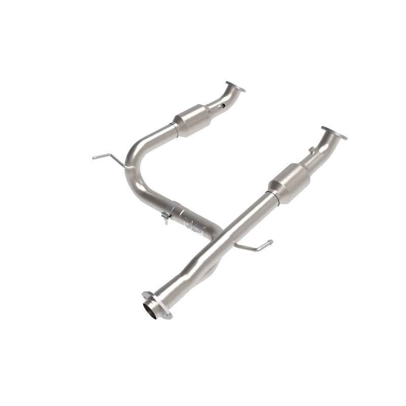 aFe Toyota Tacoma 05-15 V6-4.0L Twisted Steel Y-Pipe w/ Cat - T1 Motorsports