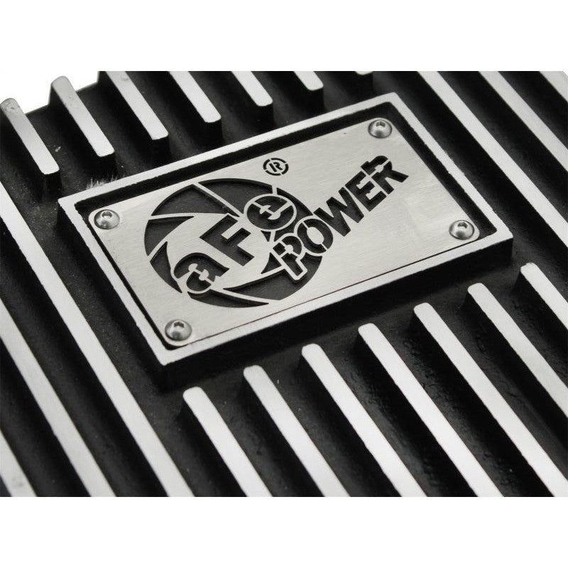 aFe Power Transmission Pan Black Machined 09-14 Ford 6R80 F-150 Trucks