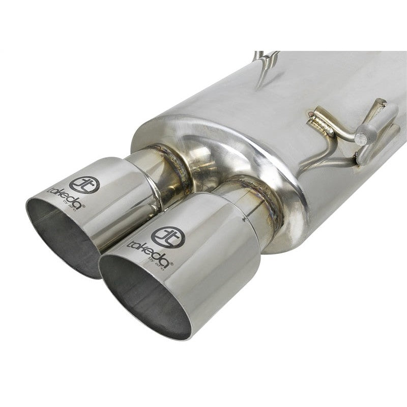 aFe Takeda 3in SS Exhaust Cat-Back 15-16 Subaru WRX/STI 2.0L/2.5L Polished Tips