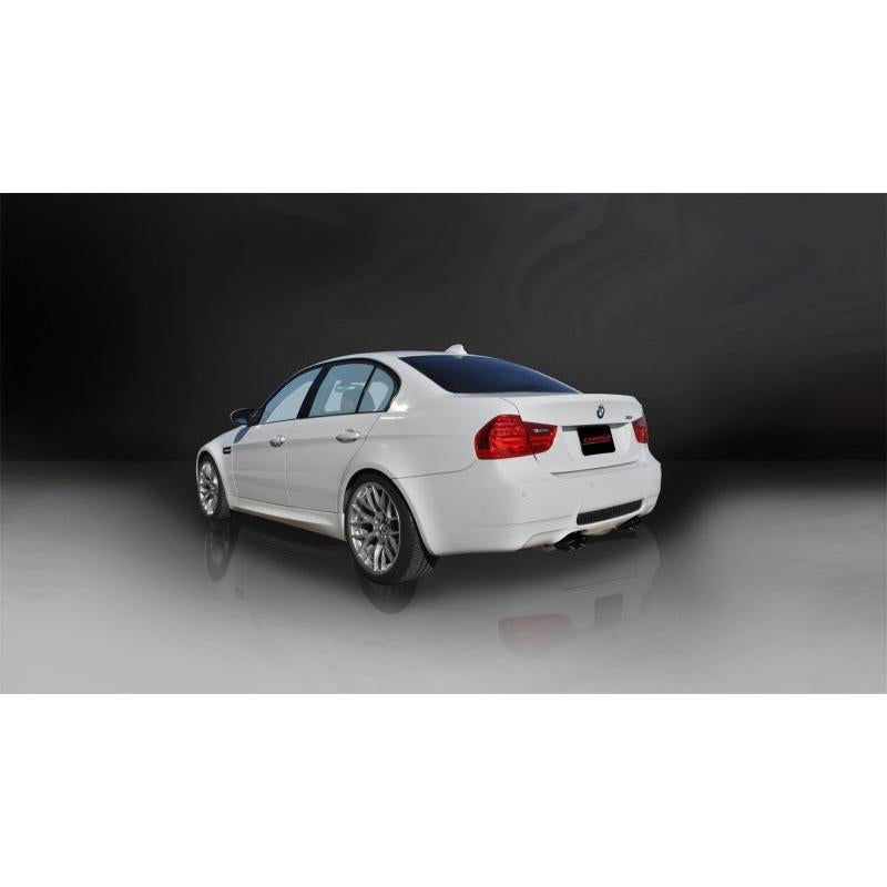 Corsa Sport Cat-Back Exhaust w/ Black Tips - 2008-2012 BMW M3 E90