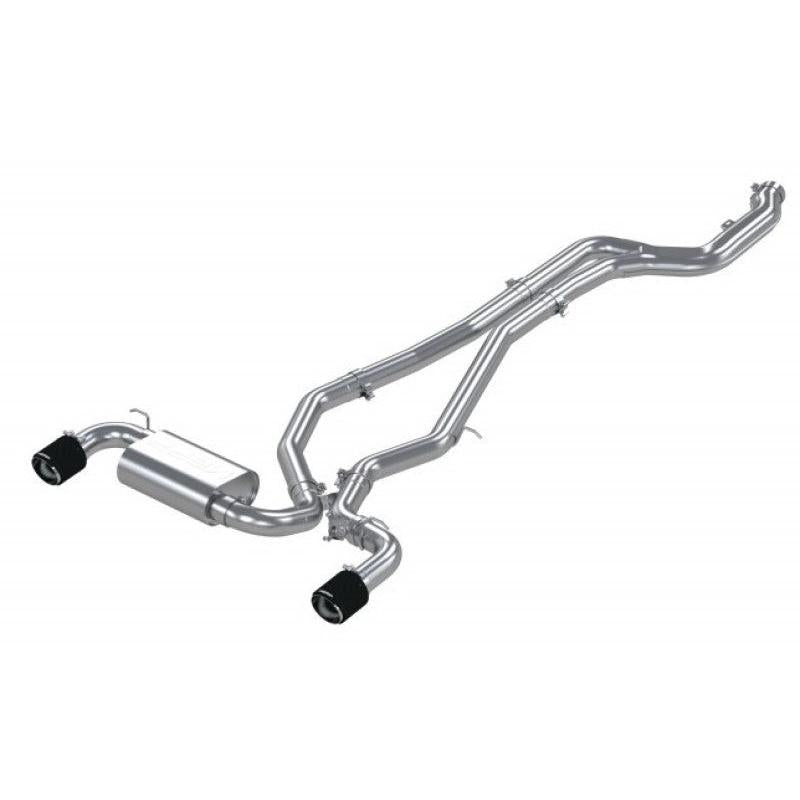 MBRP 2020+ Toyota Supra 3.0L 3in Catback Dual Rear Carbon Fiber Tips - T304 - T1 Motorsports