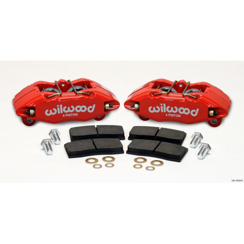 Wilwood DPHA Front Caliper & Pad Kit Red Honda / Acura w/ 262mm OE Rotor - T1 Motorsports