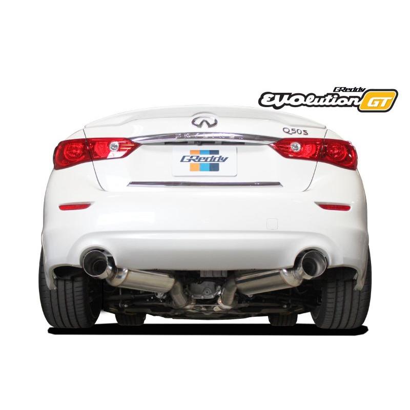 GReddy 16+ Infiniti Q50 Evolution (RWD ONLY) GT Cat-Back Exhaust - T1 Motorsports