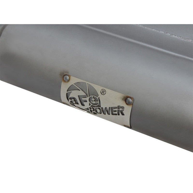 aFe Scorpion 2-1/2in Alum Steel Axle-Back Exhaust w/Polished Tip 07-18 Jeep Wrangler JK V6-3.6/3.8L