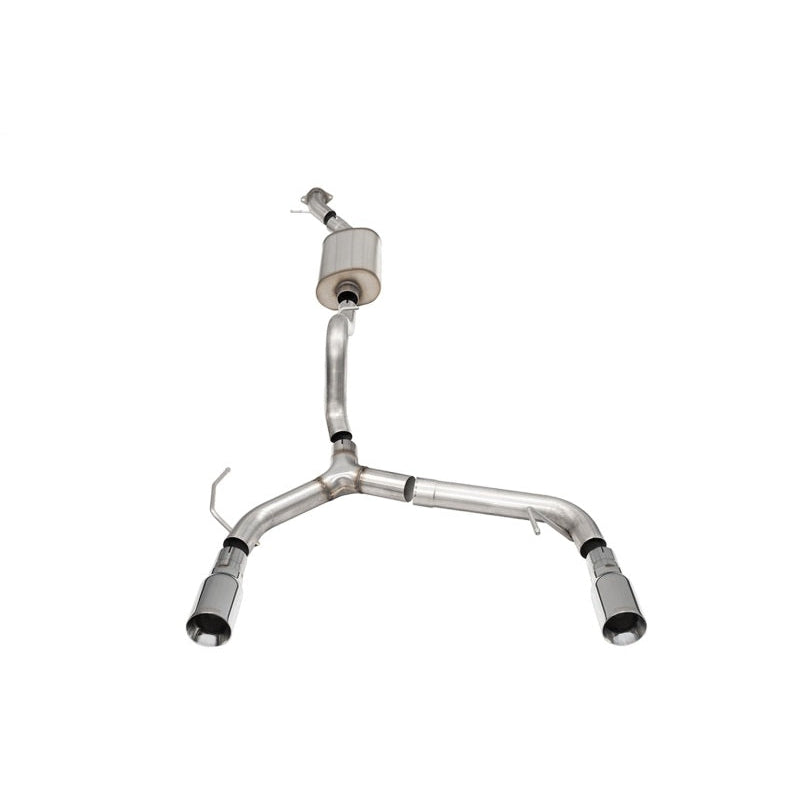 Corsa Sport 2.75in Cat-Back Dual Rear Exhaust w/ Polished Tips - 2021-2025 Ford Bronco 2.3L