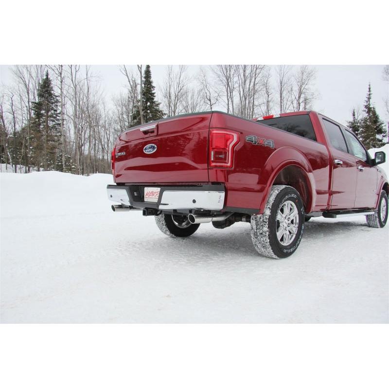 MBRP 2015 Ford F-150 5.0L 3in Cat Back Dual Split Rear Exit Black Exhaust System - T1 Motorsports