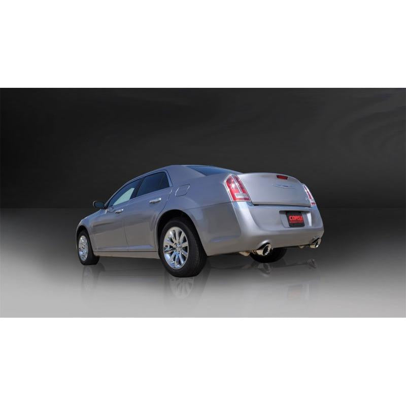 Corsa Xtreme Cat-Back Exhaust w/ Polished Tips - 2005-2010 Dodge Charger No Towing Hitch R/T 5.7L V8