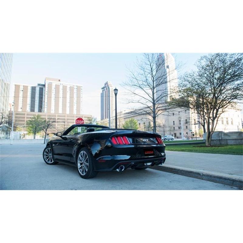 Corsa Sport Dual Rear Exit Exhaust w/ Polished Tips - 2015-2023 Ford Mustang GT Convertible 5.0L V8