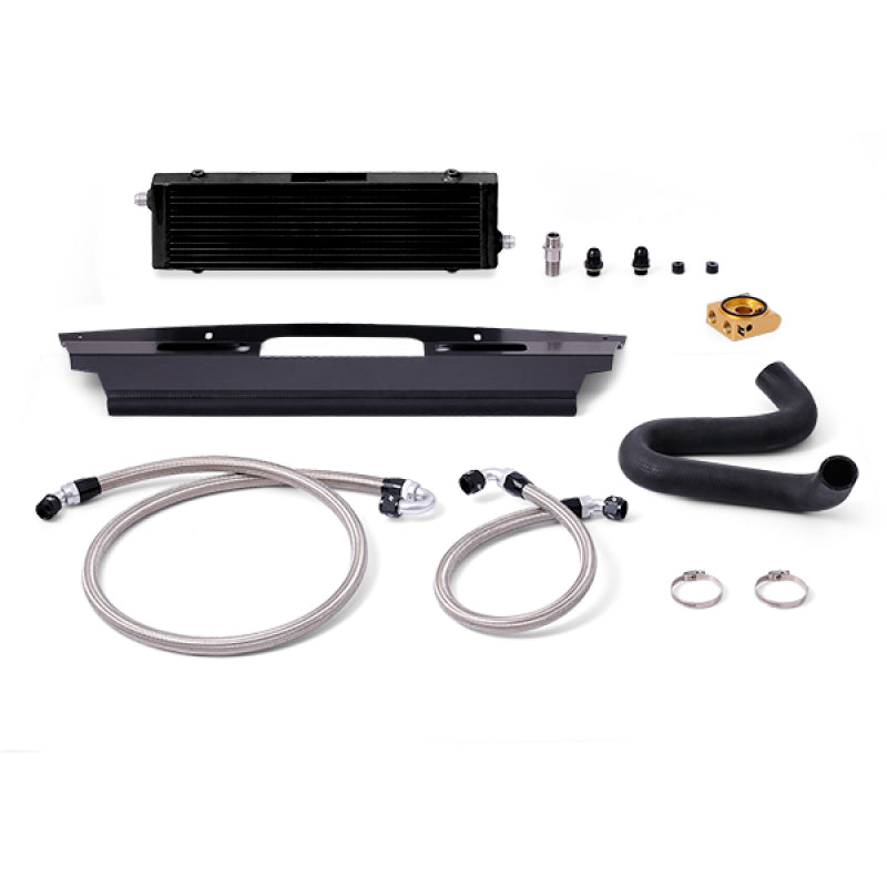 Mishimoto 2015+ Ford Mustang GT Thermostatic Oil Cooler Kit - Black - T1 Motorsports