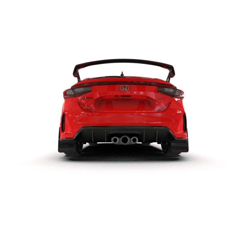 Rally Armor 2023+ Honda Civic Type R Black Mud Flap White Logo