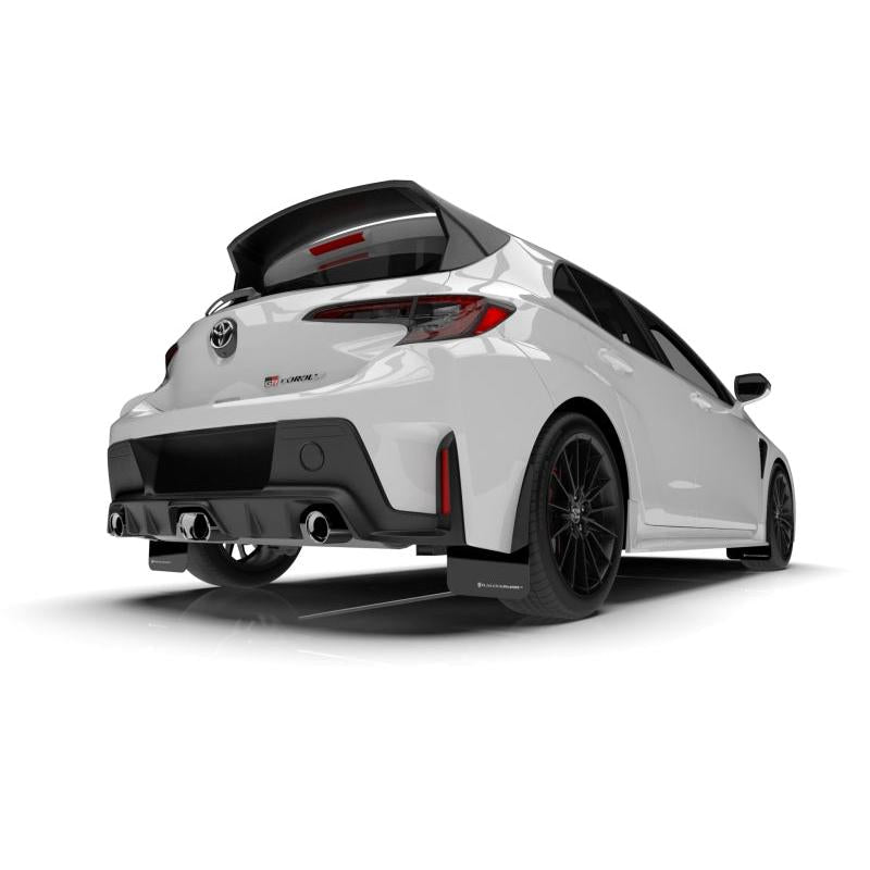 Rally Armor 2023 Toyota GR Corolla Black UR Mud Flap w/ White Logo