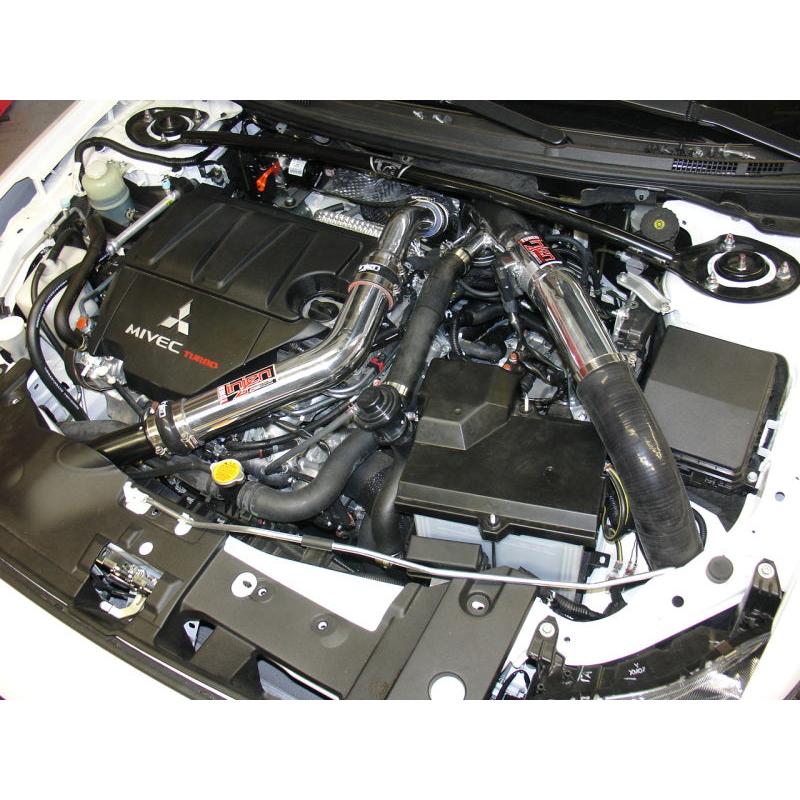 Injen 2009 Lancer Ralliart 2.0L Turbo 4 Cyl. (will not fit vehicles with fog lights) Black Cold Air - T1 Motorsports