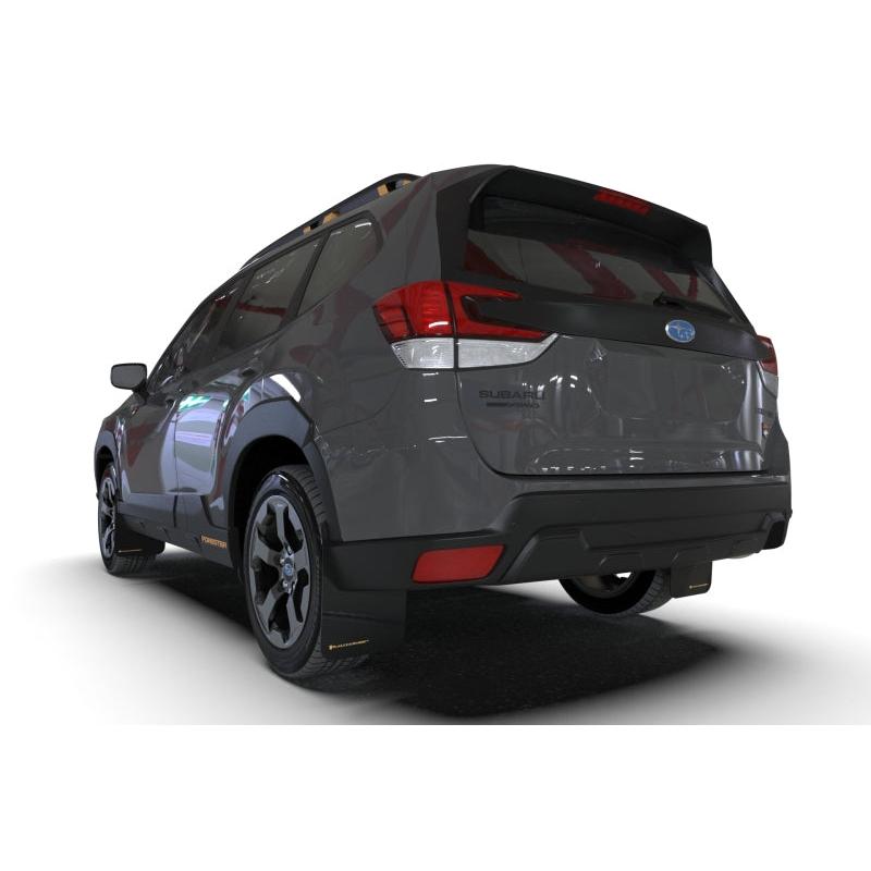 Rally Armor 2022 Subaru Forester (Incl. Wilderness) Black UR Mud Flap w/ Red Logo