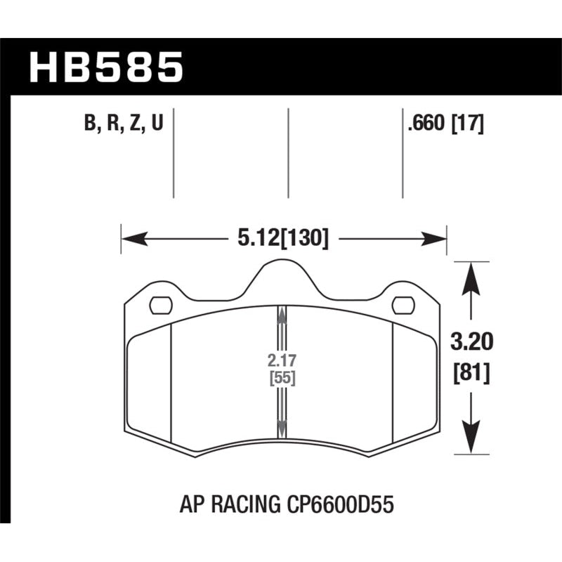 Hawk 12-14 McLaren MP4-12C HPS 5.0 Front Brake Pads - T1 Motorsports