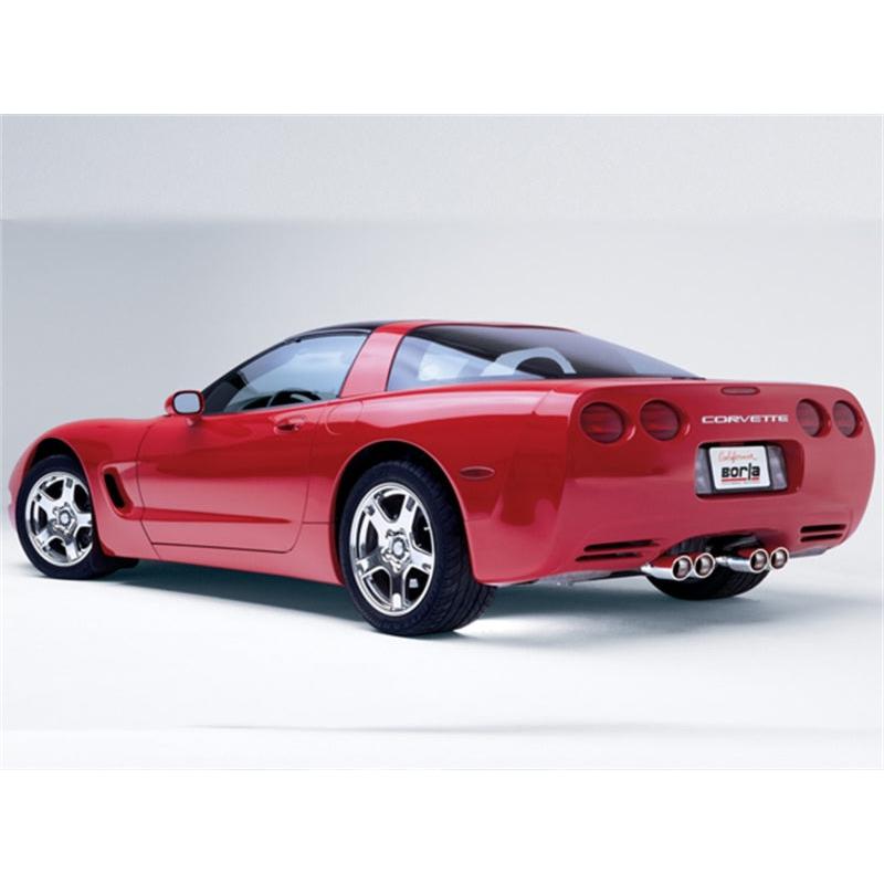 Borla Touring SS Catback Exhaust - 1997-2004 Chevrolet Corvette 5.7L 8cyl