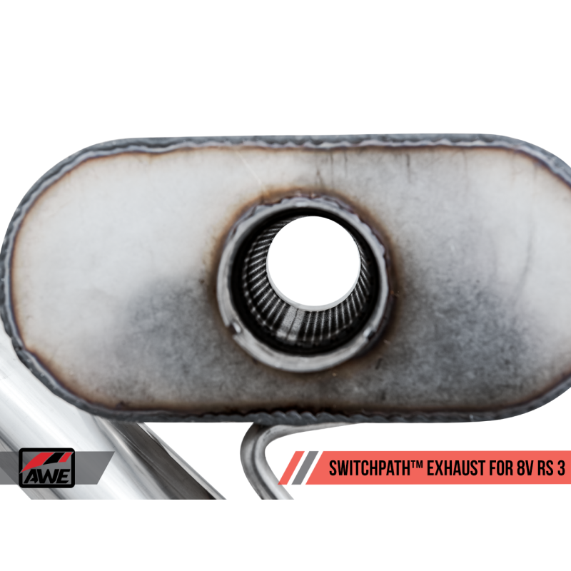 AWE Tuning 17-19 Audi RS3 8V SwitchPath Exhaust w/Diamond Black RS-Style Tips - T1 Motorsports