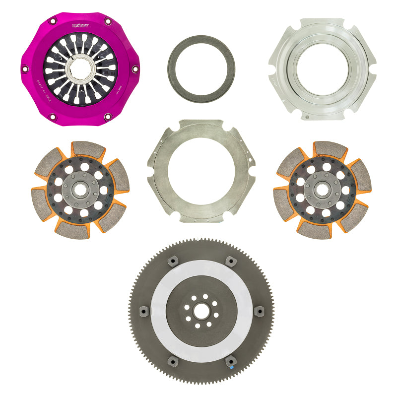 Exedy 04-14 Subaru WRX STi Twin Cerametallic Rigid Disc Hyper Multi Clutch - T1 Motorsports