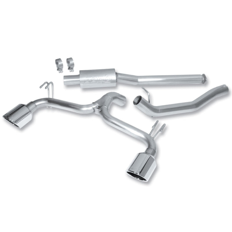 Borla 09-15 Mitsubishi Lancer Ralliart 2.0L 4cyl MT 6spd AWD Catback Exhaust - T1 Motorsports