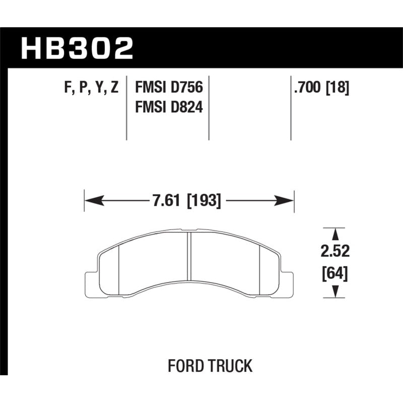 Hawk LTS Street Brake Pads - T1 Motorsports