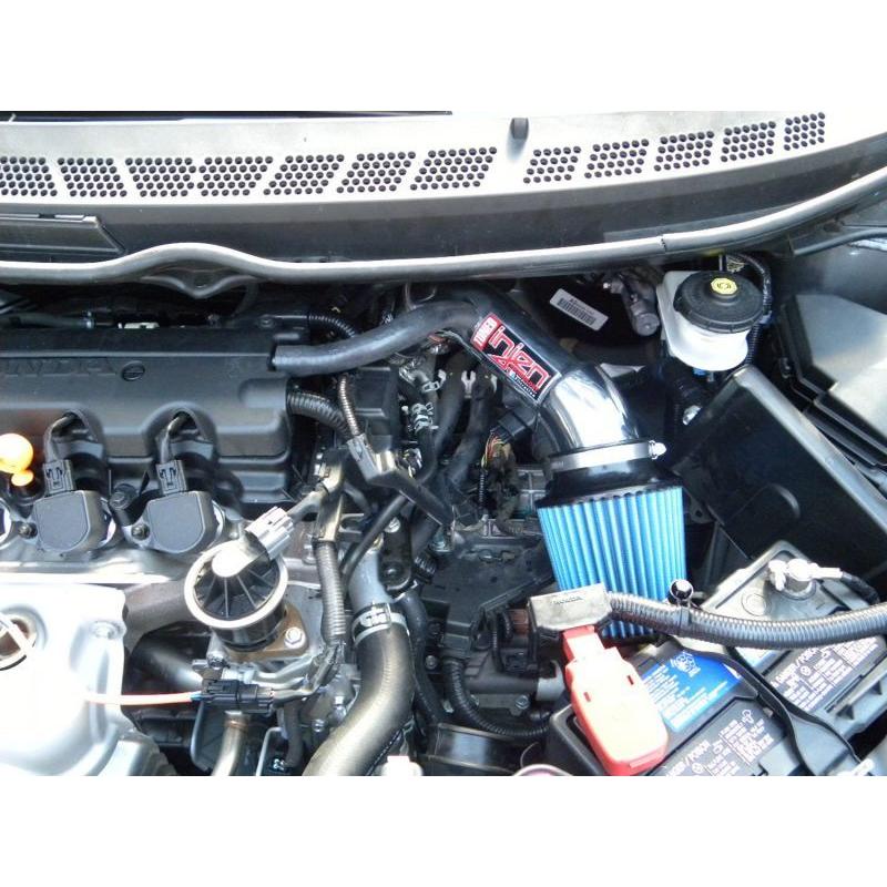 Injen 06-11 Honda Civic Ex 1.8L 4cyl Black Tuned Air Intake w/ MR Tech/Nano-Fiber Dry Filter - T1 Motorsports