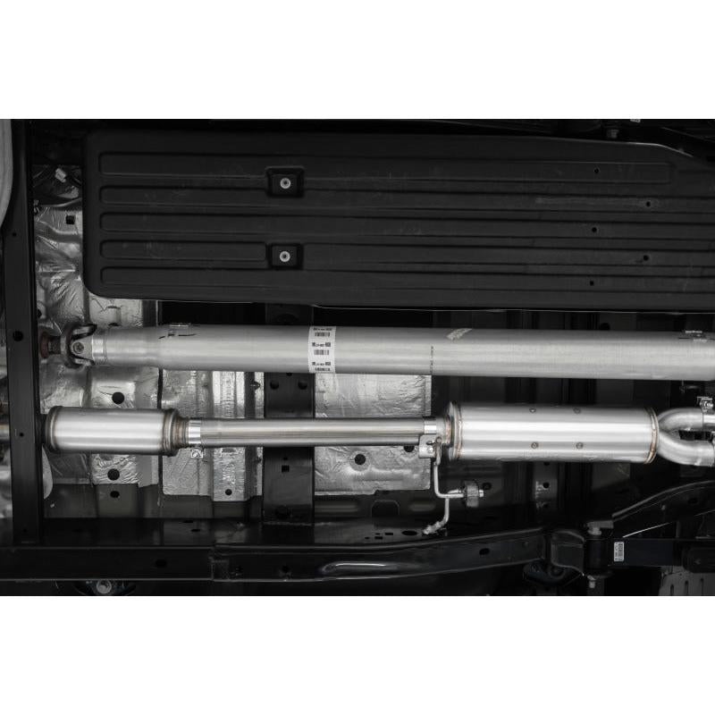 MBRP 2021+ Ford F150 2.7L/3.5L/5.0L 3in Aluminized Steel Cat-Back 2.5in Dual Split Side Exhaust - T1 Motorsports