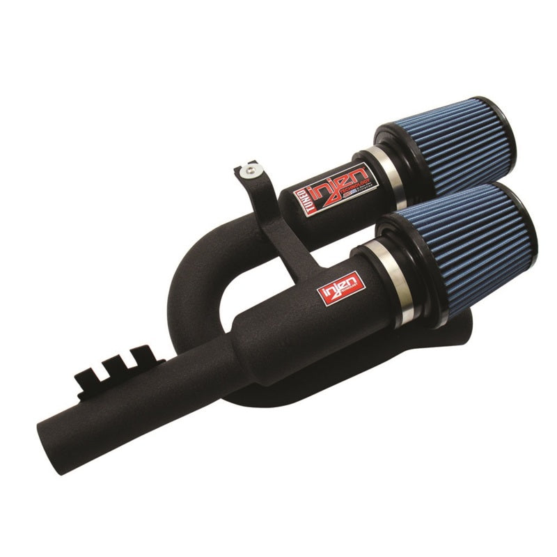 Injen 07-09 335i E92 / 08-09 135i E82 3.0L L6 Twin intake Wrinkle Black Short Ram Intake - T1 Motorsports