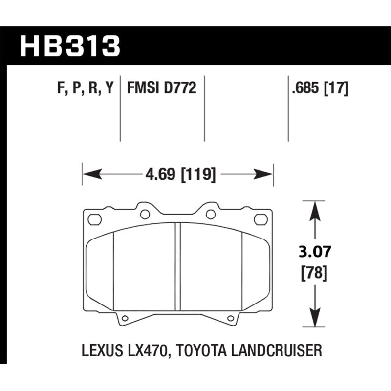 Hawk Super Duty Street Brake Pads - T1 Motorsports