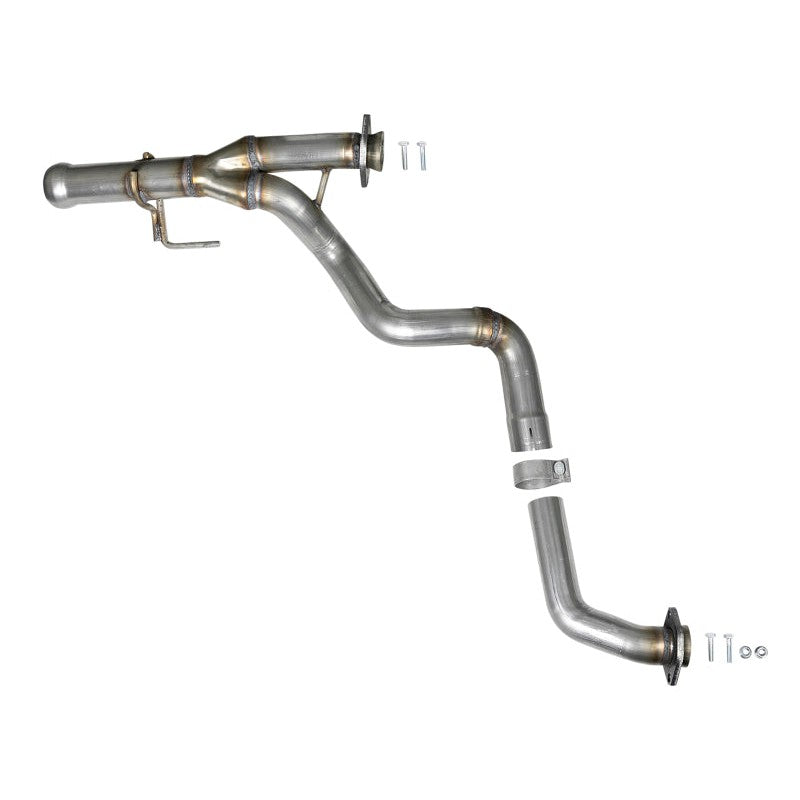 aFe POWER Twisted Steel Y-Pipe 2-1/4in 409 SS Exhaust System 2018 Jeep Wrangler (JL) V6-3.6L
