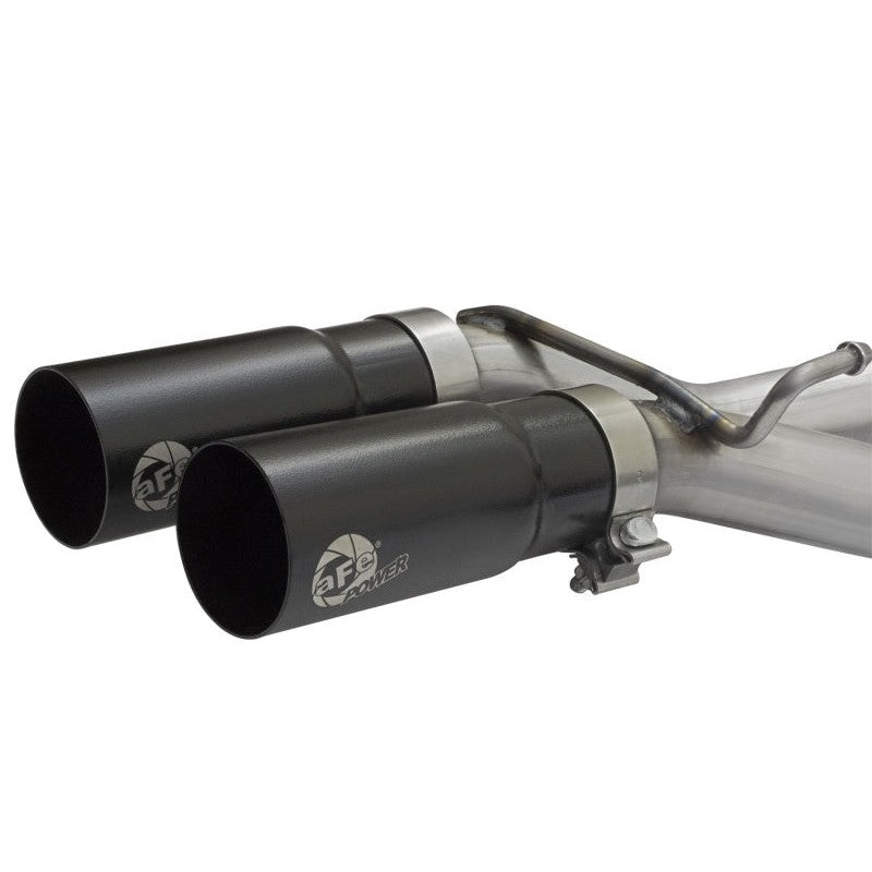 aFe Rebel Exhausts Cat-Back SS Ford F-150 04-08 V8 4.6/5.4L w/ Black Tips