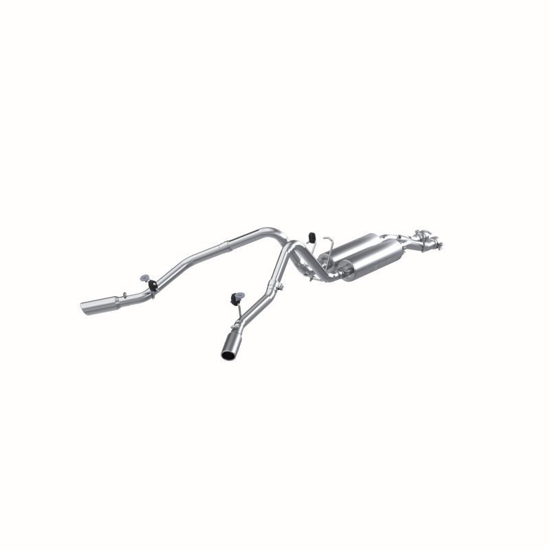 MBRP 2003-2007 Chev/GMC 2500 HD 6.0L CC-SB Cat Back Dual Split Side - T1 Motorsports