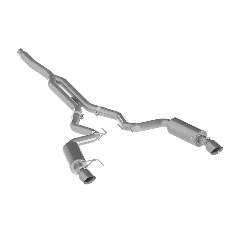 MBRP 15-18 Ford Mustang EcoBoost 2.3L Alum 3in Cat Back Dual Split Rear Exit (Street Version) - T1 Motorsports