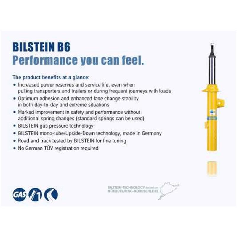Bilstein B6 Performance 16-19 Mini Cooper Clubman Front Left Strut Assembly
