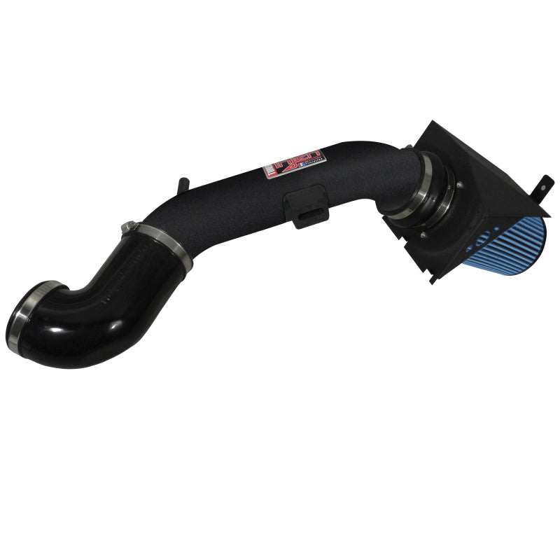 Injen 12 Ford F-150 V8 5.0L Wrinkle Black 4in Power Flow Intake w/ MR Tech/Enc Box w/ Front Inlet - T1 Motorsports