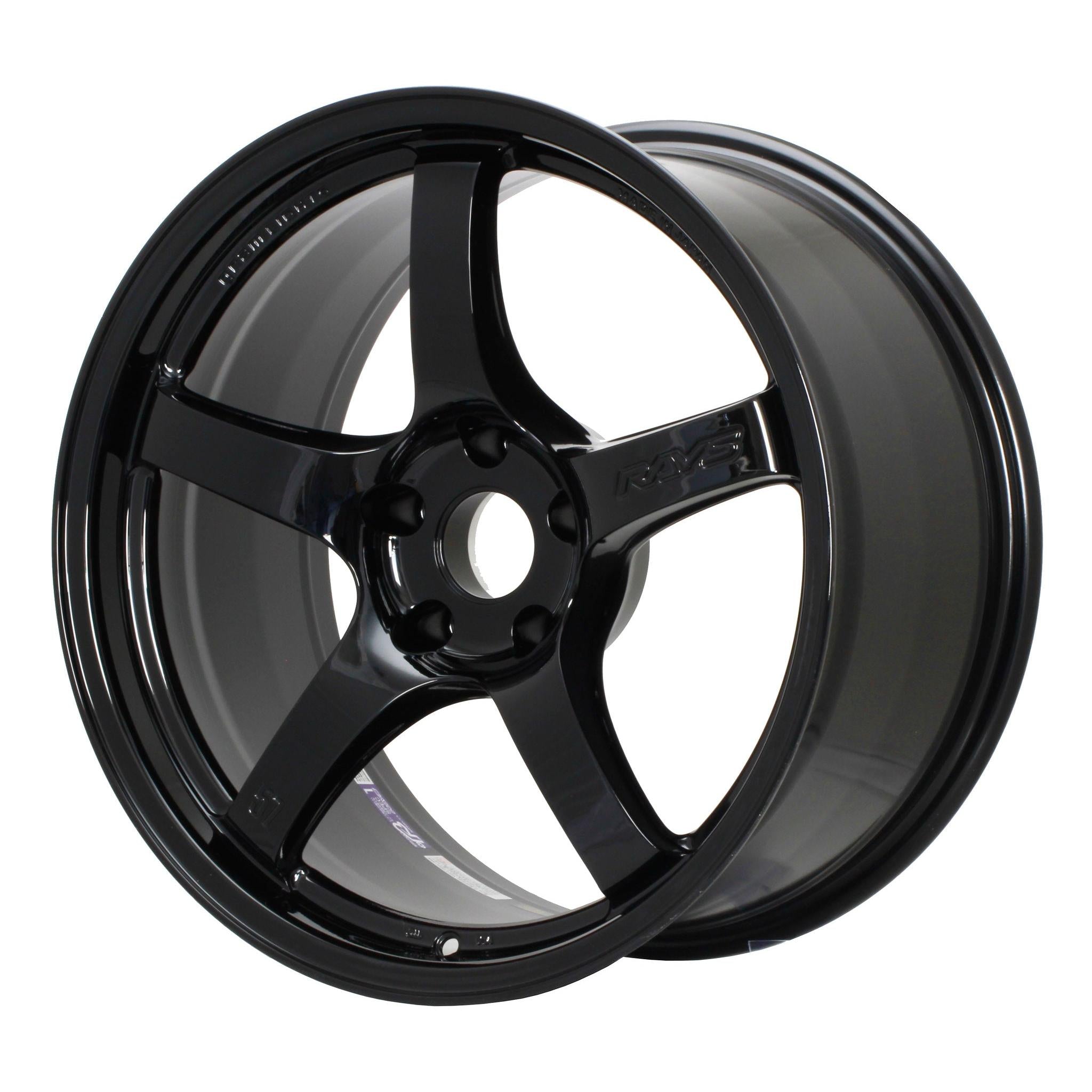 Rays Gram Lights 57CR - 19x9.5 +25 / 19x10.5 +12 / 5x114.3 - Glossy Black (GX) - T1 Motorsports