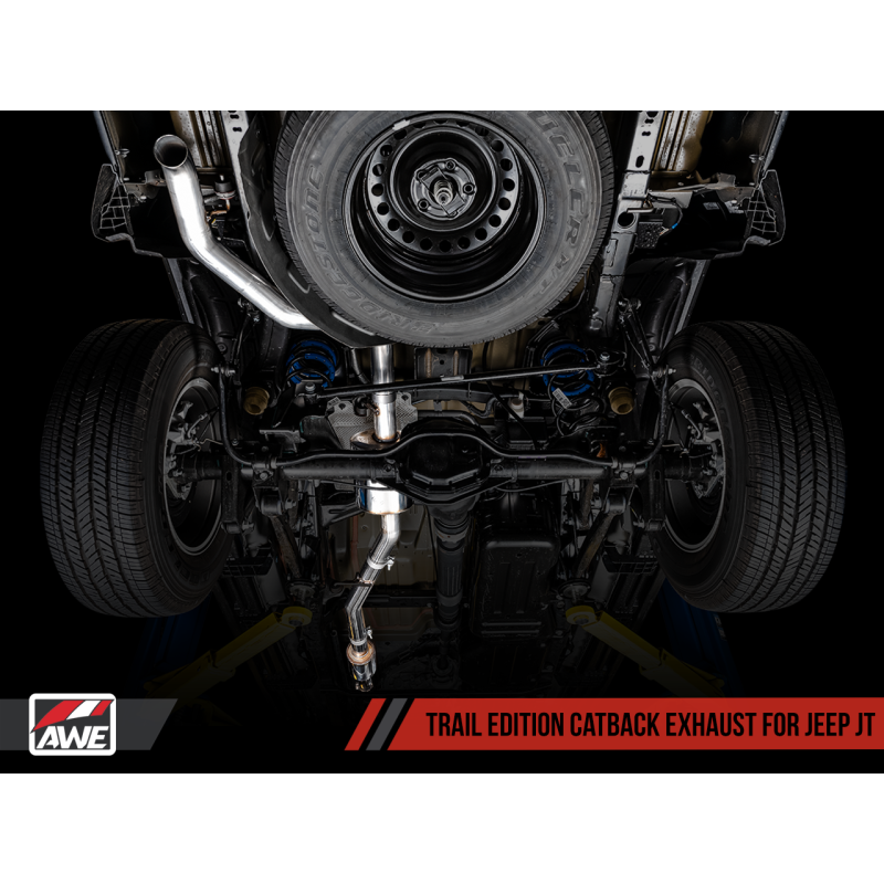 AWE Tuning 20-21 Jeep Gladiator JT 3.6L Trail Edition Cat-Back Exhaust