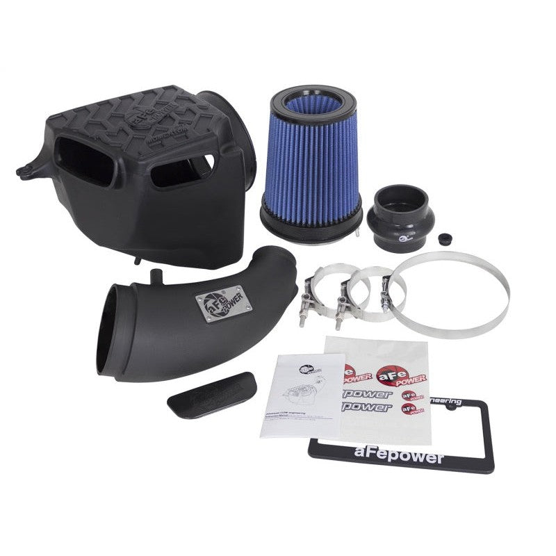 aFe Momentum GT Stage 2 Dry S Intake System 07-11 Jeep Wrangler (JK) V6 3.8L w/ Mechanical Fan