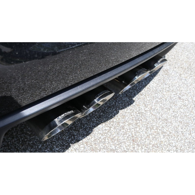 Corsa Sport Axle-Back Exhaust w/4.5in Polished Tips - 2005-2008 Chevrolet Corvette (C6) 6.0L/6.2L