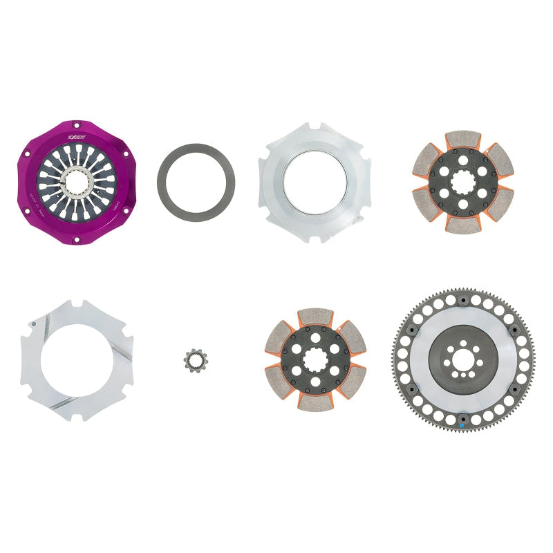 Exedy 2008-2015 Mitsubishi Lancer Evolution GSR L4 Hyper Compe-R Twin Cerametallic Clutch Rigid - T1 Motorsports