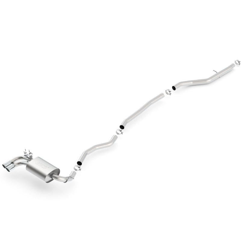 Borla S-Type Catback Exhaust - 2012-2016 BMW 328i Sedan 2.0L AT/MT RWD