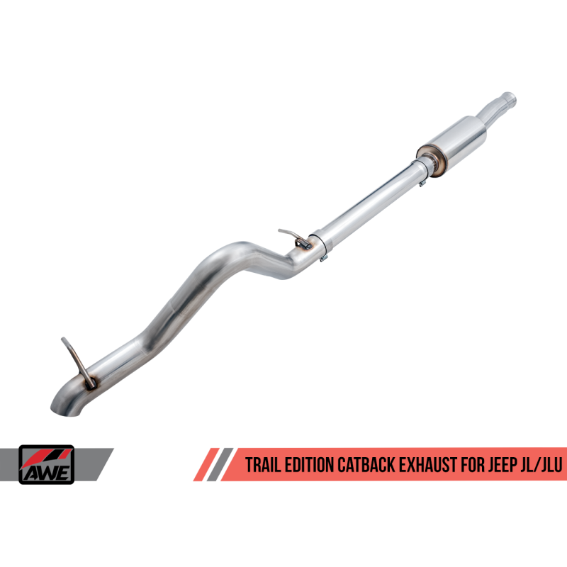 AWE Tuning 2018+ Jeep Wrangler JL/JLU 3.6L Trail Edition Cat-Back Exhaust