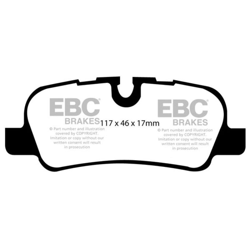 EBC 05-10 Land Rover LR3 4.4 Extra Duty Rear Brake Pads