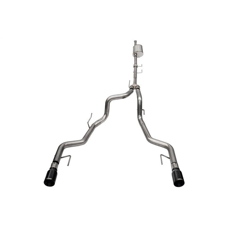 Corsa Sport Cat-Back Exhaust - Black Tips - 2021-2025 Ford F-150 SuperCrew/5.5ft Bed 3.5L V6