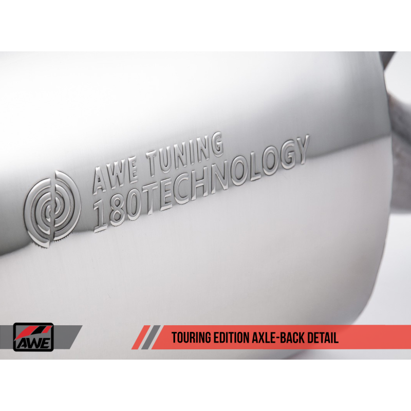 AWE Tuning BMW F3X N20/N26 328i/428i Touring Edition Exhaust Quad Outlet - 80mm Diamond Black Tips