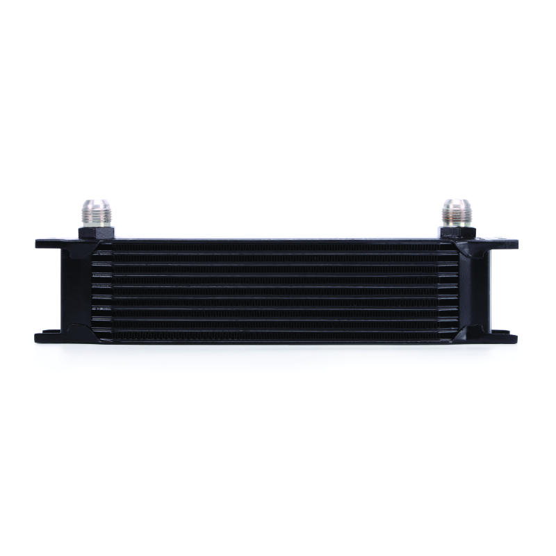 Mishimoto Universal 10 Row Oil Cooler - Black - T1 Motorsports