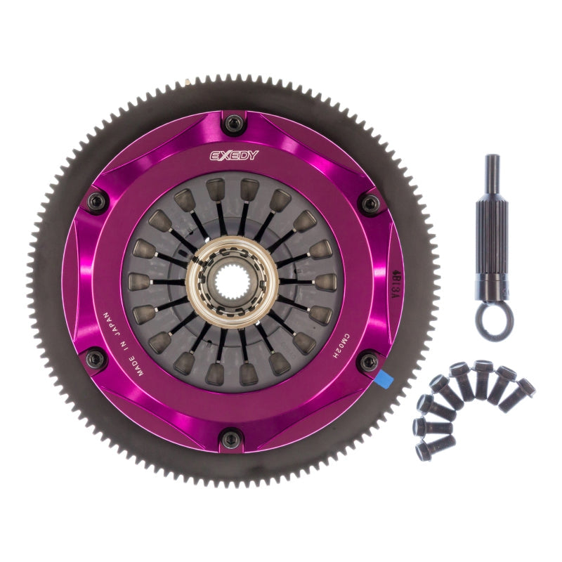Exedy 2002-2005 Subaru Impreza WRX H4 Hyper Triple Cerametallic Clutch Rigid Disc Pull Type Cover - T1 Motorsports