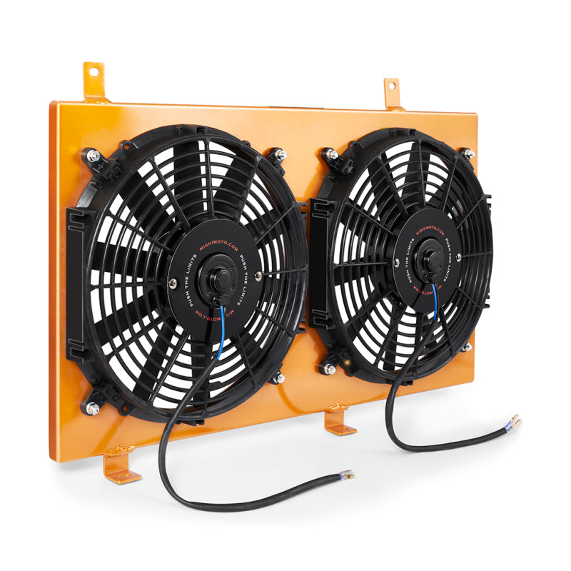 Mishimoto 04-08 Mazda RX8 Aluminum Fan Shroud Gold - T1 Motorsports