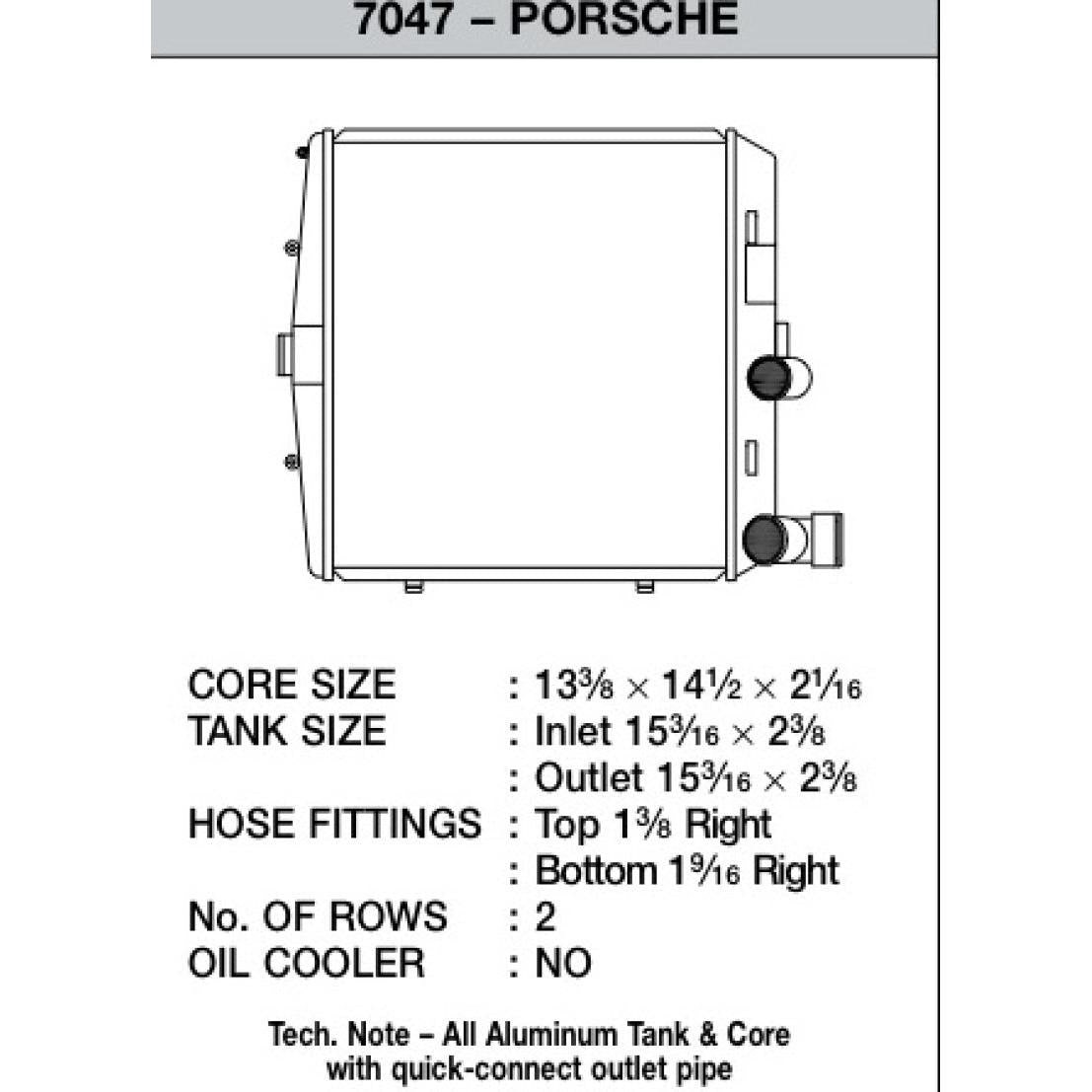 CSF 05-11 Porsche 911 Carrera/GT3 RS (997) Left Side Radiator - T1 Motorsports