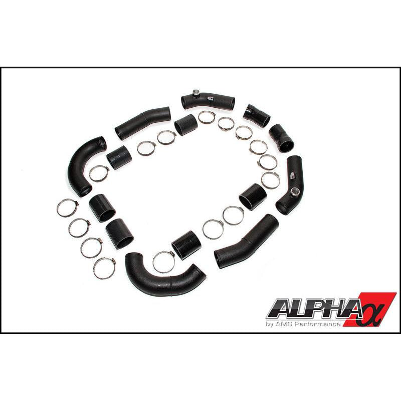 AMS Performance GT-R R35 Induction Kit w/Stock Turbos / Alpha I/C/Carbon Manifold/TB/TiAL Flanges